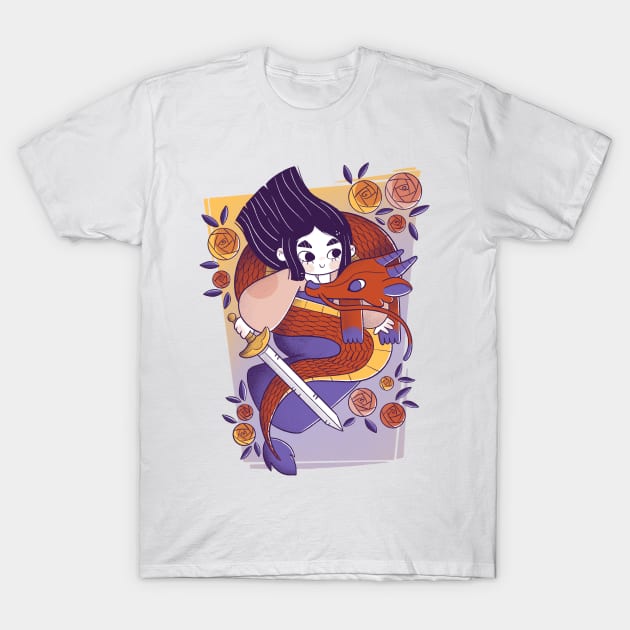 Dragon Warrior T-Shirt by TaylorRoss1